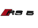 Audi RS5 Emblem Schwarz Klavierlack